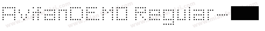 AvifanDEMO Regular字体转换